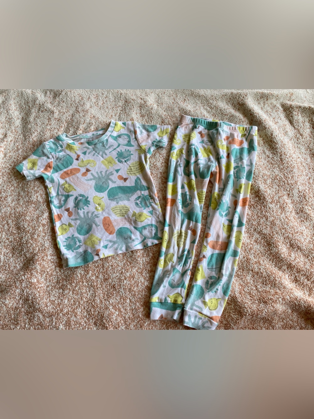 Just One You by Carter’s Kids Two-Piece Sea Creatures Print Pajama Set